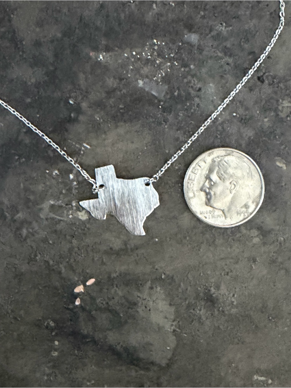 Must Have Silver Texas State Pendant Necklace - Picture 5 of 5